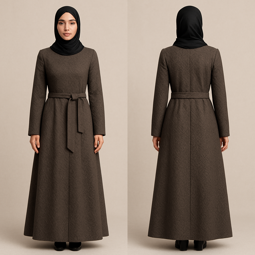 فستان مخجبات شتوي
فستان مخجبات شتوي
, show front and back