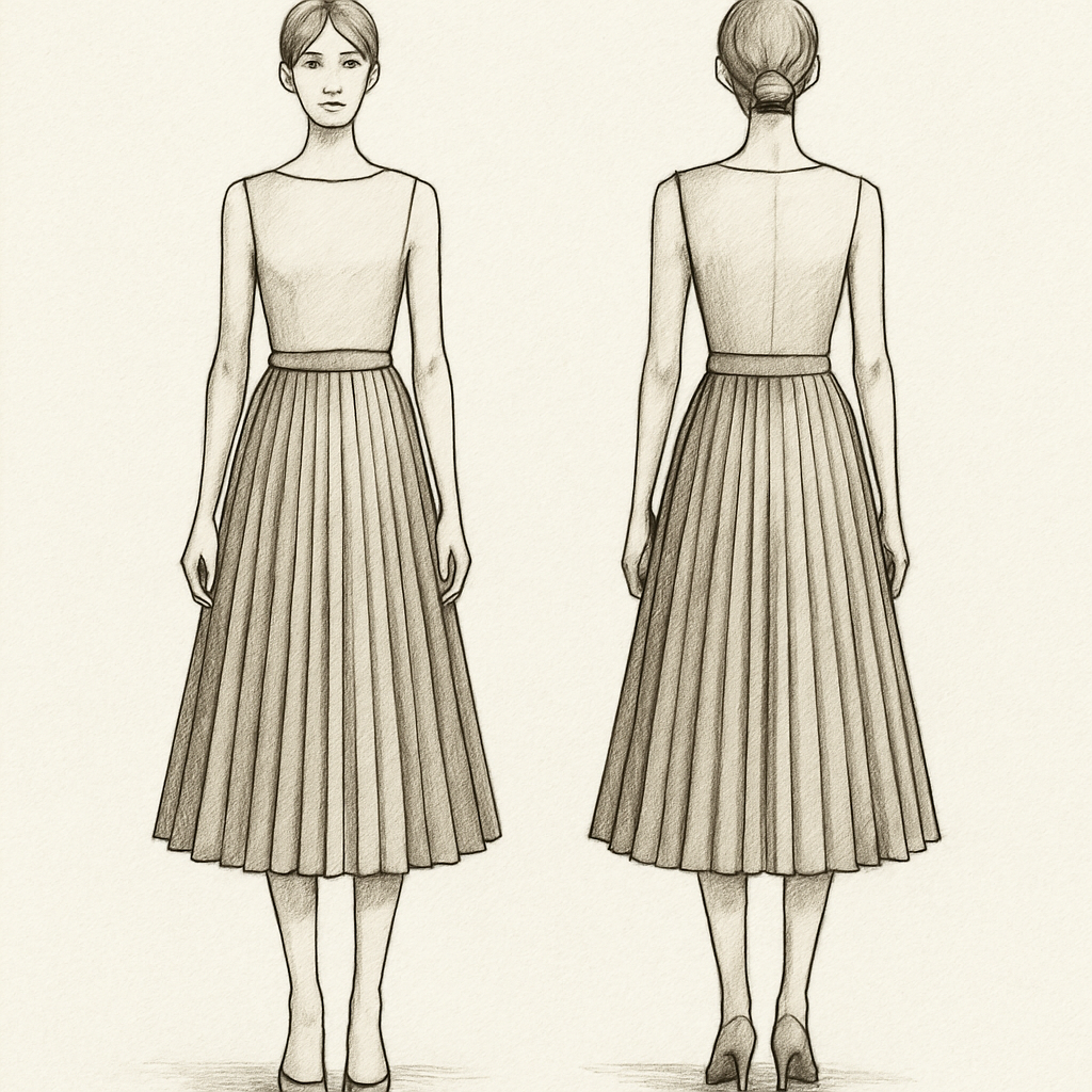 Skirt 

Skirt , show front and back