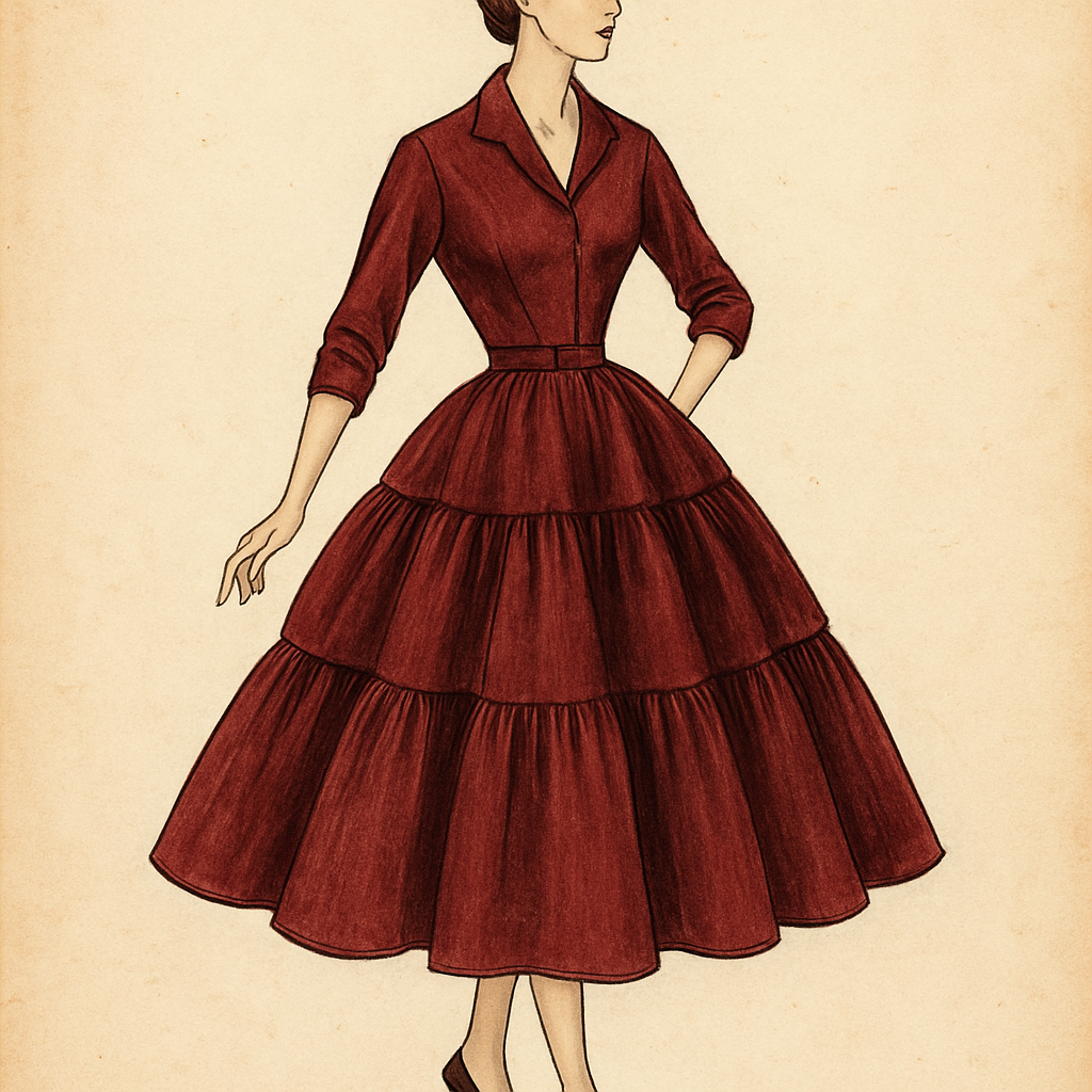 چین بزرگ دامن و ۴ طبقه
چین بزرگ دامن و ۴ طبقه , vintage style