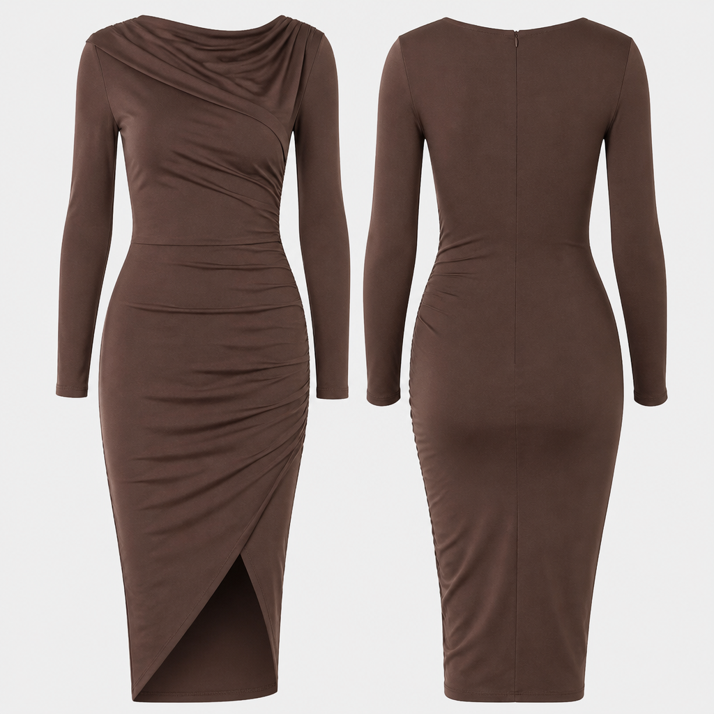 Designed fitting dress
photorealistic fashion design, Designed fitting dress, just the design no text, show front and back