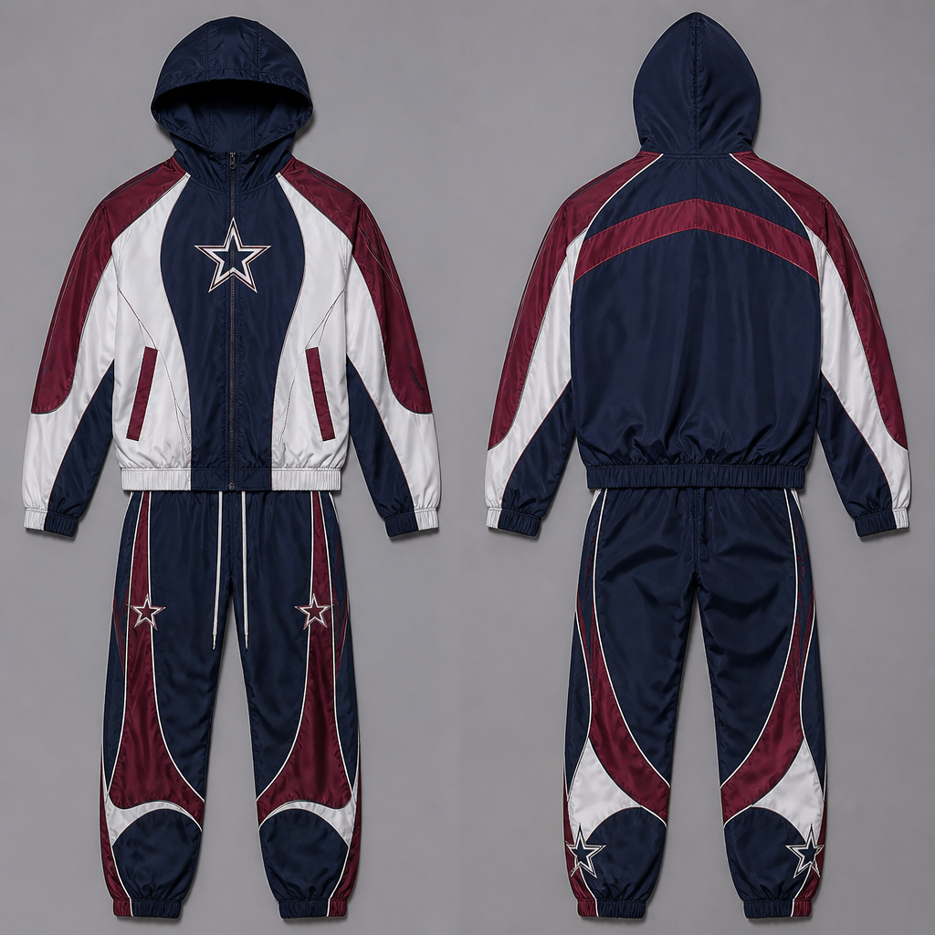 A Unisex Activewear design, for Streetwear, in Y2K + Americana + Elegant style
photorealistic fashion design, A Unisex Activewear design, for Streetwear, in Y2K + Americana + Elegant style, y2k style, just the design no text, show front and back