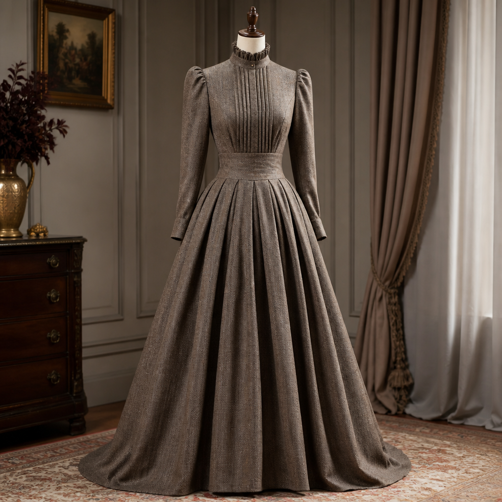 A Dress design, made of Wool, for Party, in Elegant + Old Money + Victorian style
photorealistic fashion design, A Dress design, made of Wool, for Party, in Elegant + Old Money + Victorian style, elegant style, just the design no text