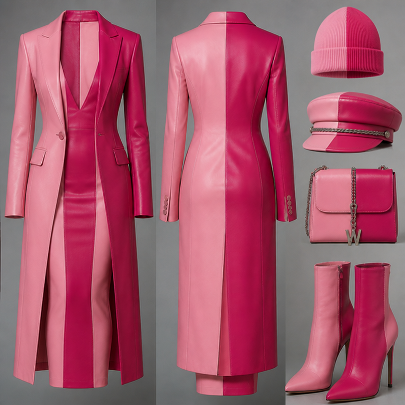 Add a fitted beanie and also add a captain hat in two tone.
edit the attached fashion design with these instructions: Add a fitted beanie and also add a captain hat in two tone.. keep it photorealistic, just the design no text