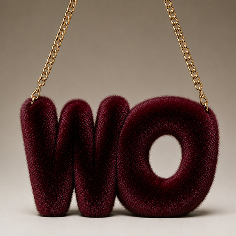 Make this same bag in burgundy
edit the attached fashion design with these instructions: Make this same bag in burgundy. keep it photorealistic, just the design no text