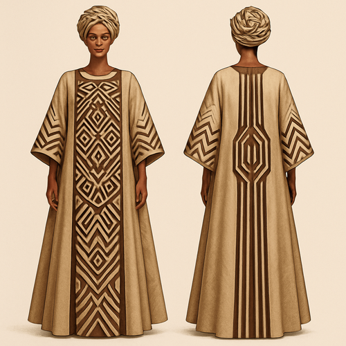 Create a shadda boubou for women that’s the first of its kind, unique, classy, and sophisticated in design. 