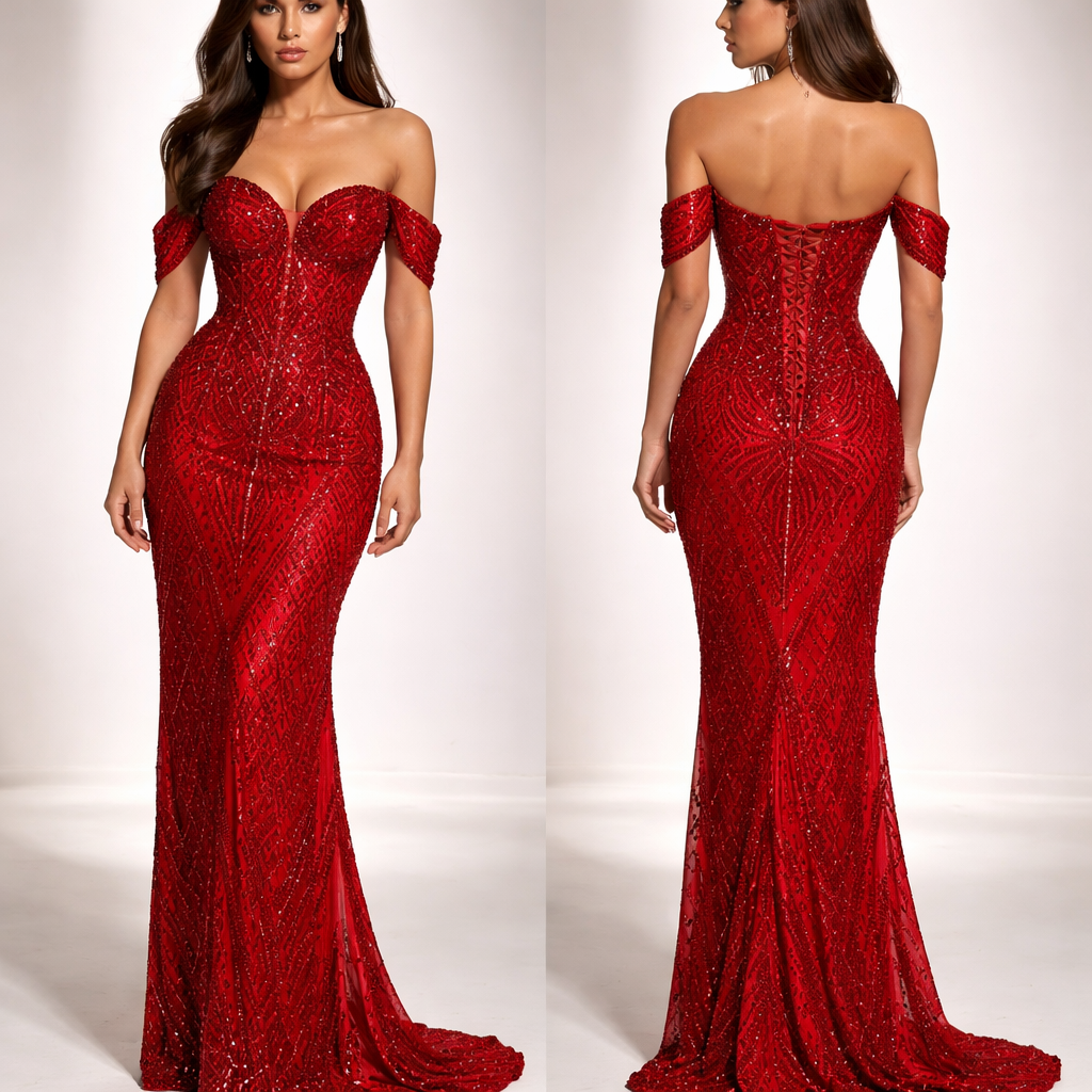 Red dress
Lots of beading
Sweetheart necking
Not poofy
The dress goes straight down or the floor
Prom inspired
Corsets to
Off the shoulder sleeves
Kente inspired
It should only be red no added colours
Red dress
Lots of beading
Sweetheart necking
Not poofy
The dress goes straight down or the floor
Prom inspired
Corsets to
Off the shoulder sleeves
Kente inspired
It should only be red no added colours , formal style, show front and back