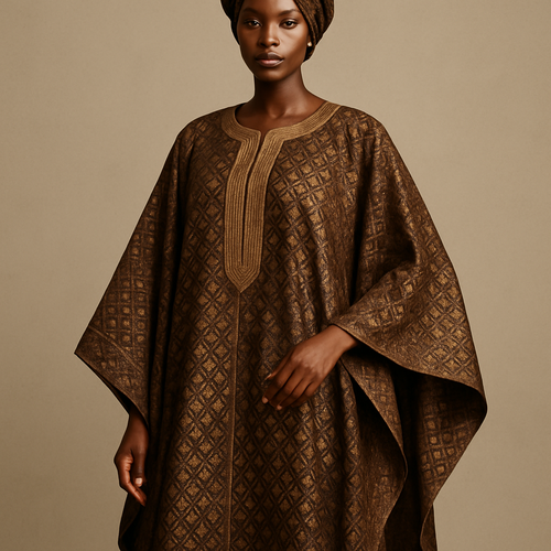Create a shadda boubou for women that’s the first of its kind, unique, classy, and sophisticated in design. 