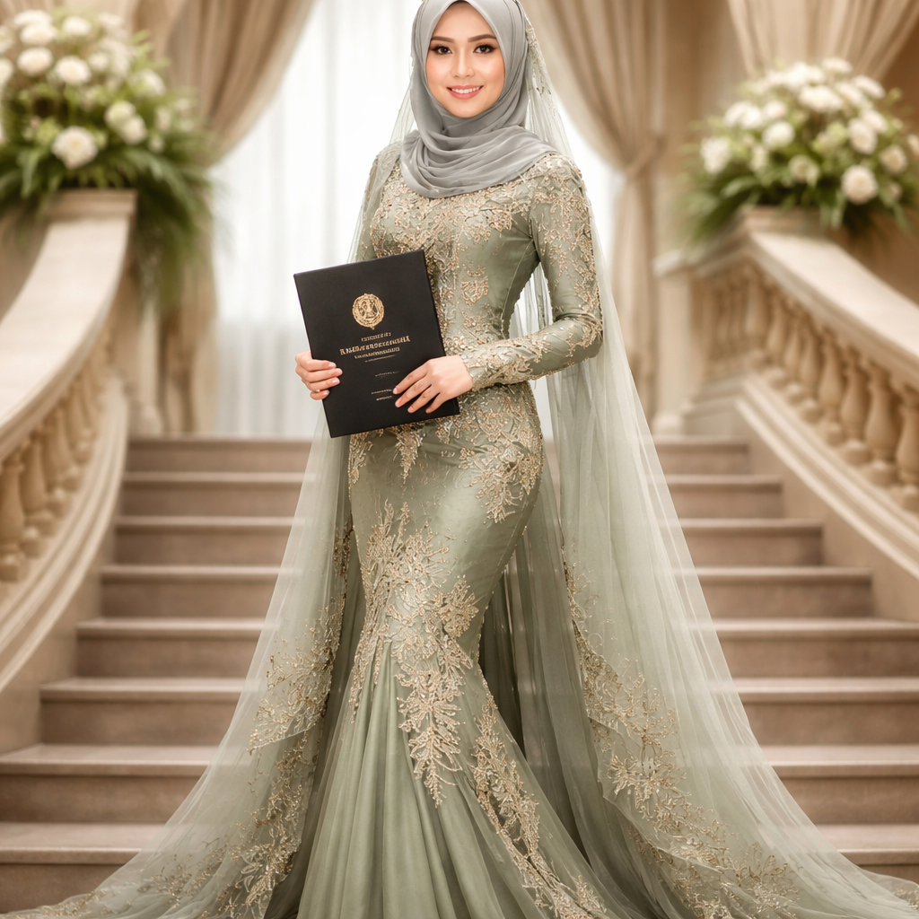 Dipakai oleh acara wisuda
Dipakai oleh acara wisuda , formal style