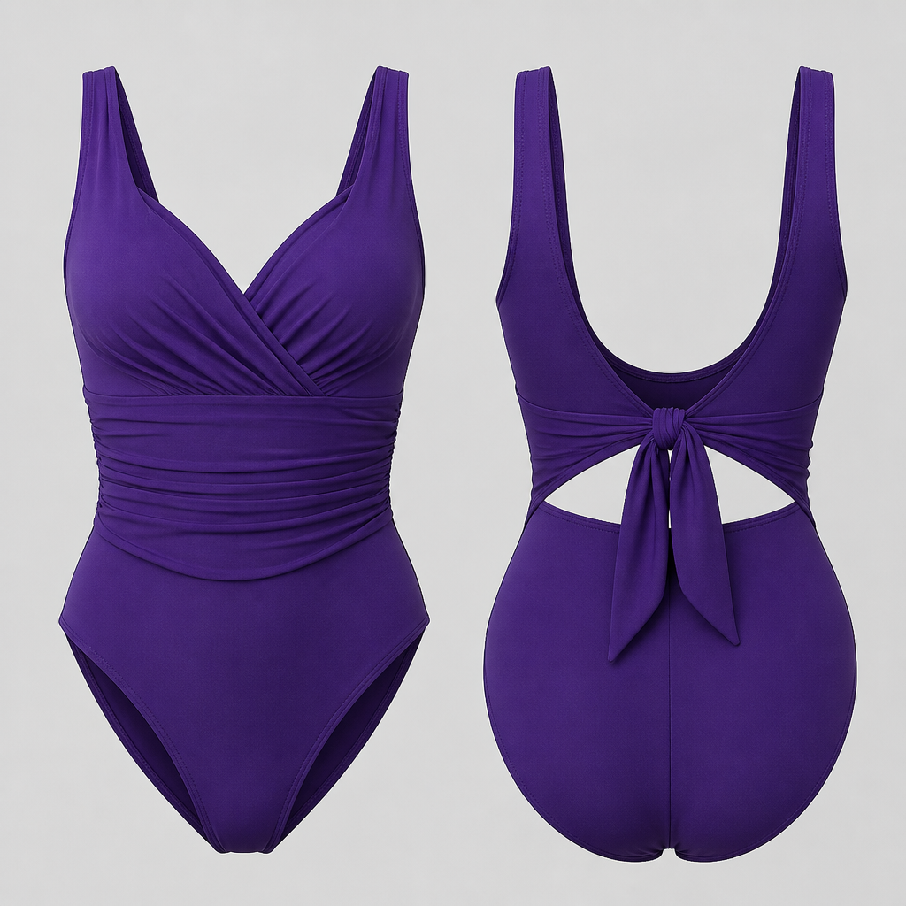 A Swimwear design, in Classic style. a comfy swim wear ,purple in colour. Nigeria fashion aesthetics.
photorealistic fashion design, A Swimwear design, in Classic style. a comfy swim wear ,purple in colour. Nigeria fashion aesthetics., classic style, just the design no text