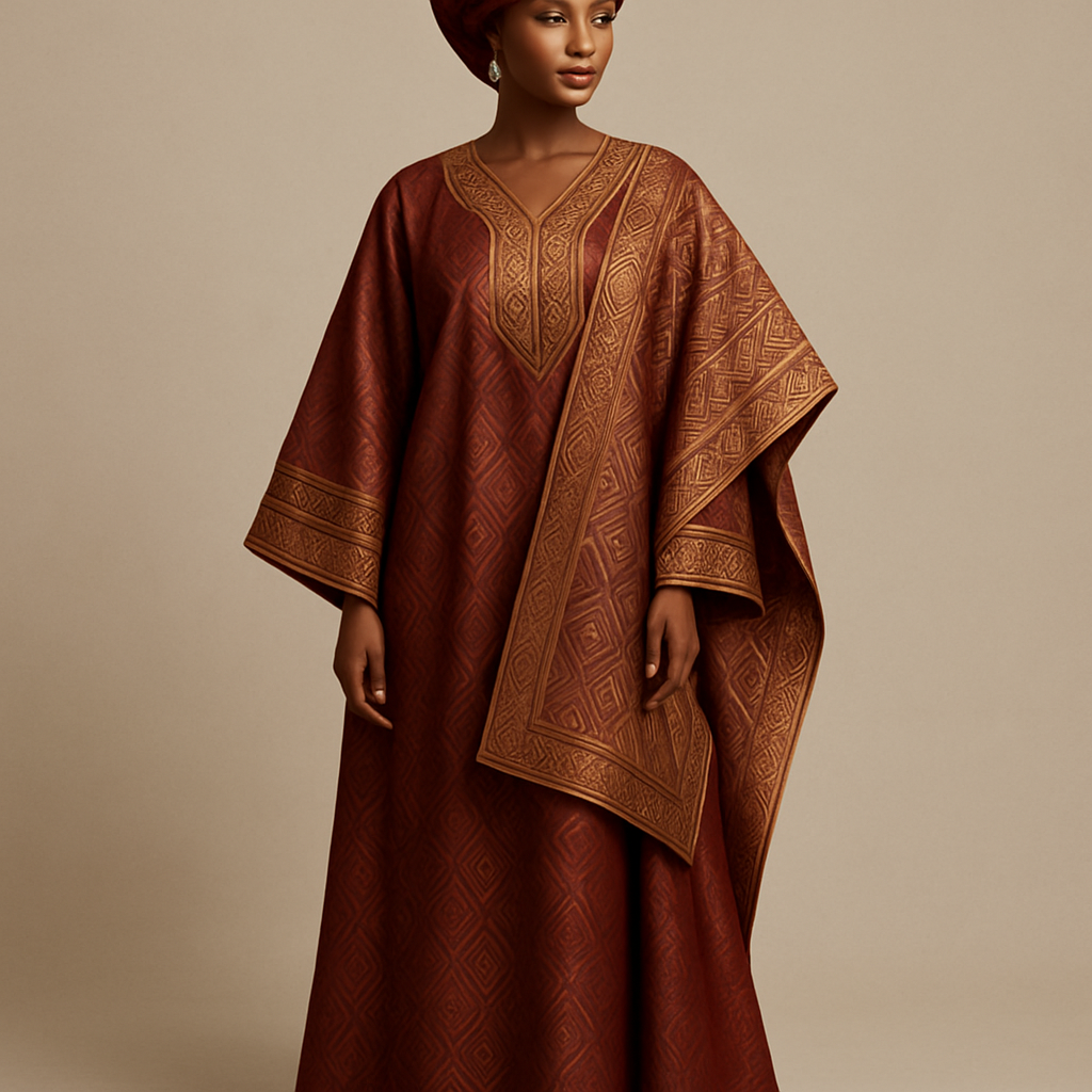 Create a shadda boubou for women that’s the first of its kind, unique, classy, and sophisticated in design. 

Create a shadda boubou for women that’s the first of its kind, unique, classy, and sophisticated in design. 