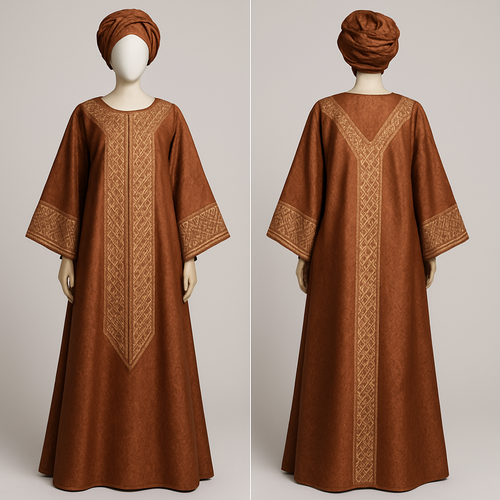 Create a shadda boubou for women that’s the first of its kind, unique, classy, and sophisticated in design. 