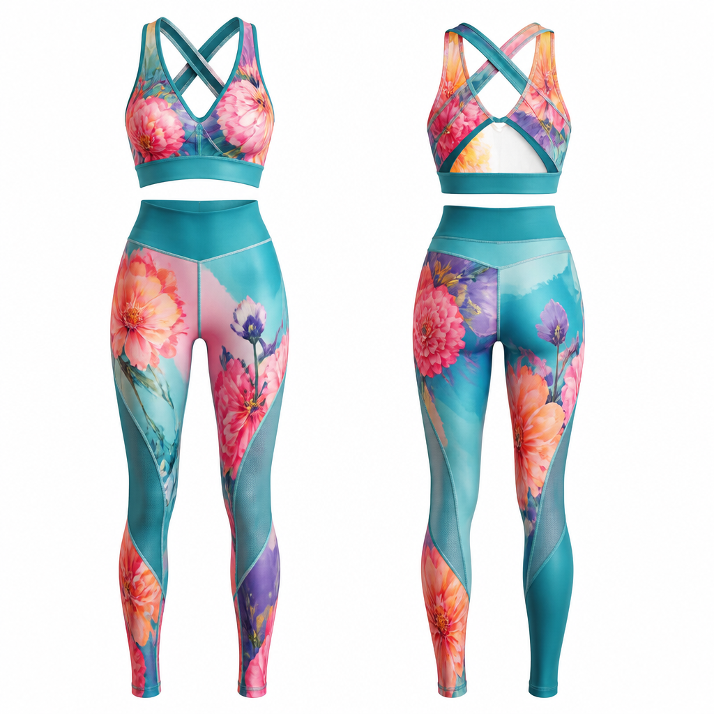 photorealistic fashion design, A Female Activewear design, in Elegant style, elegant style, just the design no text, show front and back. Refinement: make it colourful
photorealistic fashion design, photorealistic fashion design, A Female Activewear design, in Elegant style, elegant style, just the design no text, show front and back. Refinement: make it colourful , just the design no text
