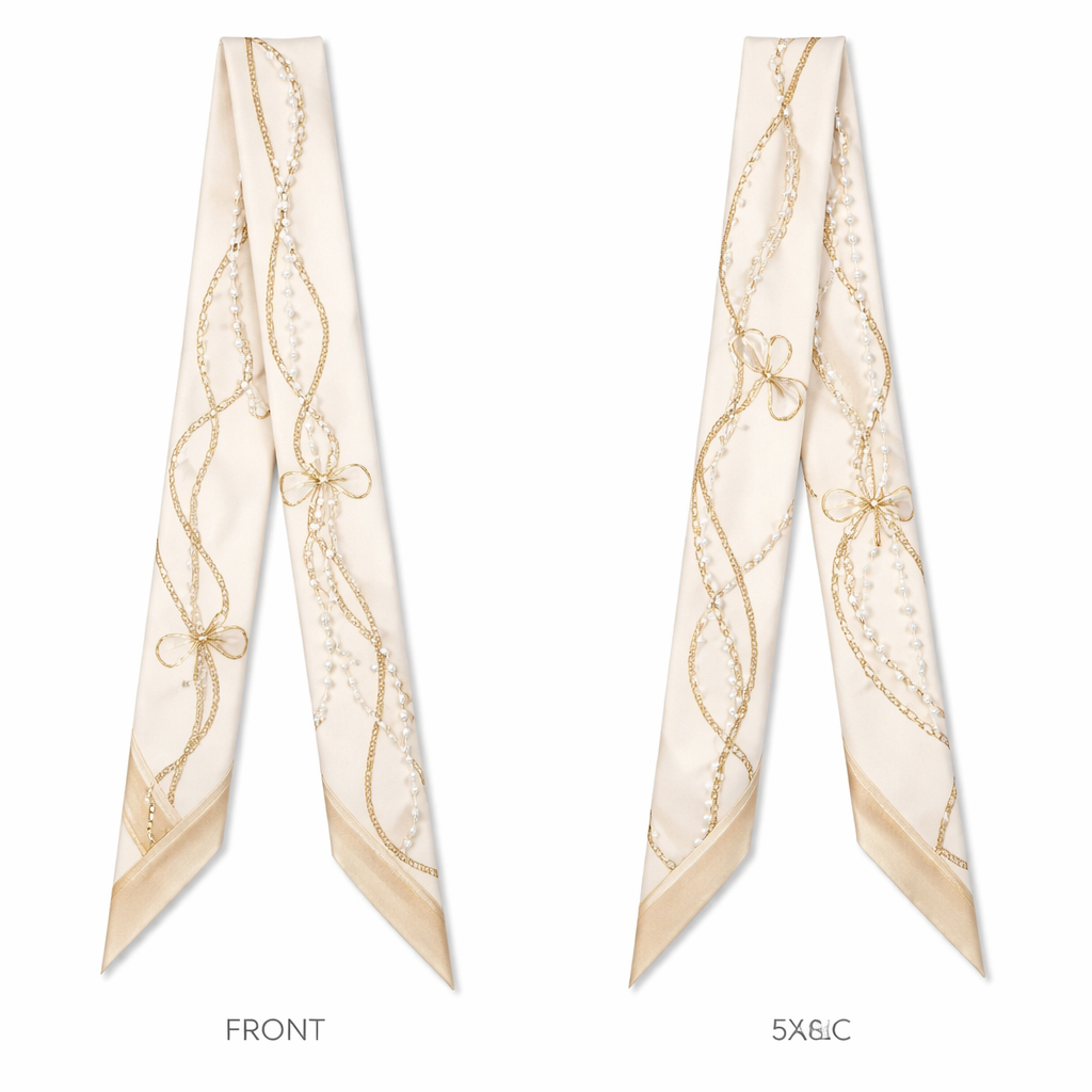 Silk scarf that is 5x86cm designed for a handle on a Kelly style bag that is suitable for cocktail hour more simple
Silk scarf that is 5x86cm designed for a handle on a Kelly style bag that is suitable for cocktail hour more simple
, classic style, show front and back