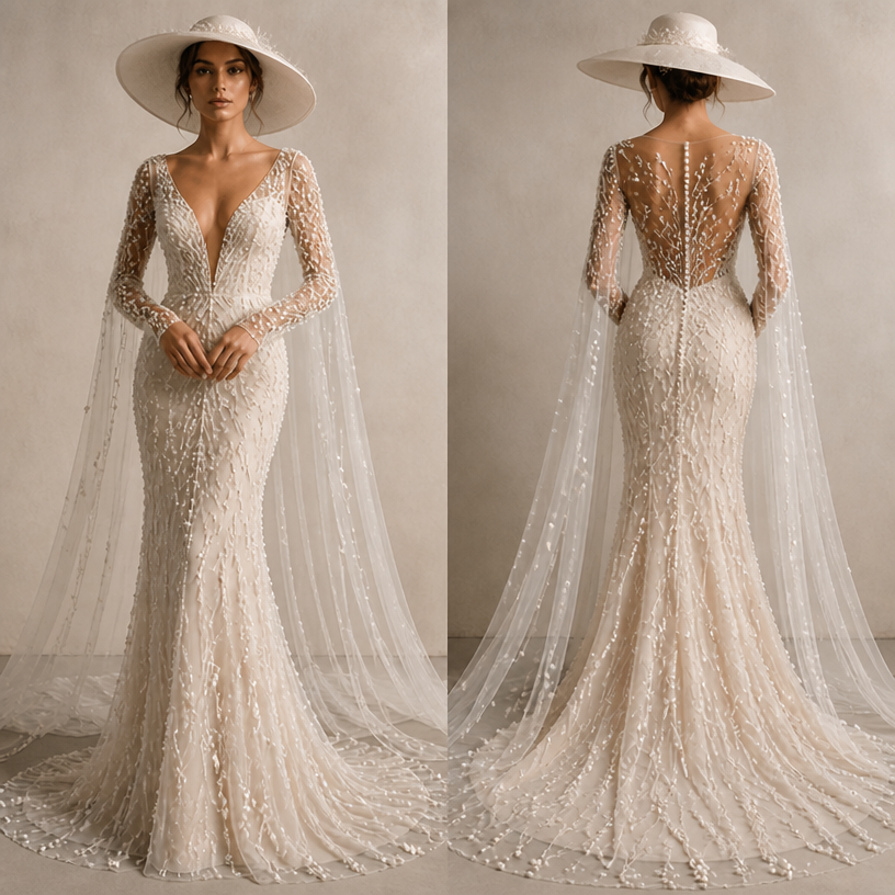 With hat
edit the attached fashion design with these instructions: With hat. keep it photorealistic, just the design no text