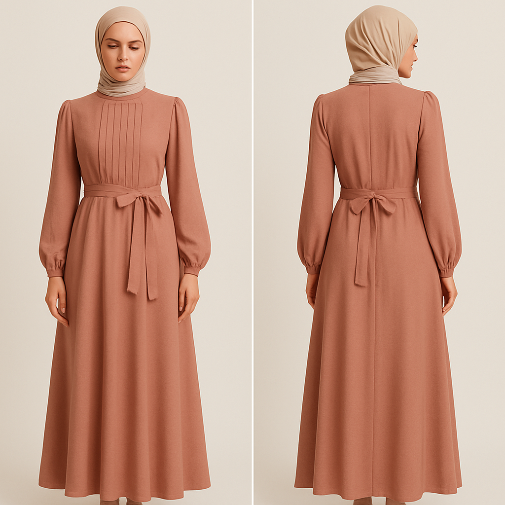 Modest drees
Modest drees
, show front and back