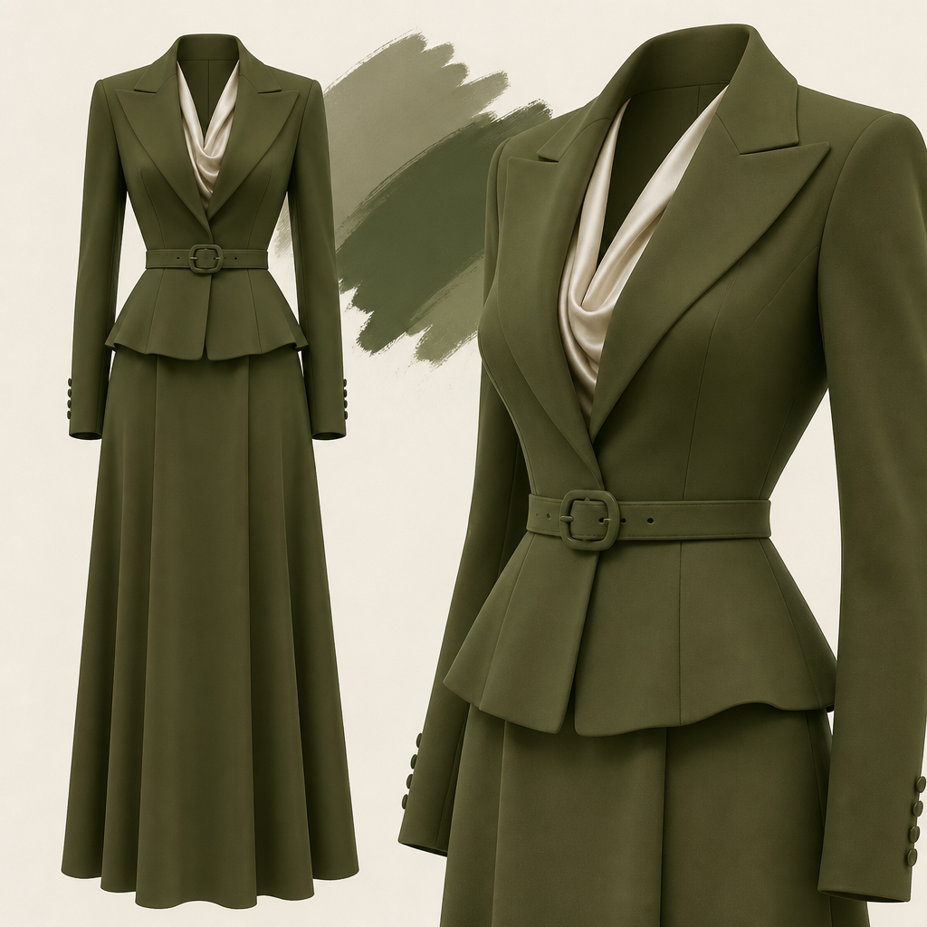 A Female fashion design, in Old Money style. yeşil olsun. Turkey fashion aesthetics.
photorealistic fashion design, A Female fashion design, in Old Money style. yeşil olsun. Turkey fashion aesthetics., old_money style, just the design no text