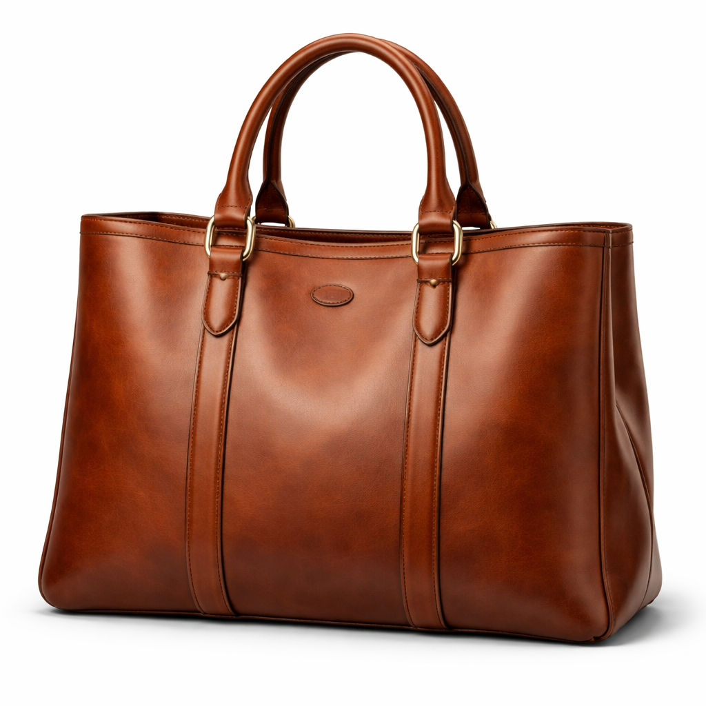 Make me a non gender specific leather tote bag with rolled handles. Brown leader veg tanned. Mane high fashion luxury
Make me a non gender specific leather tote bag with rolled handles. Brown leader veg tanned. Mane high fashion luxury
, classic style