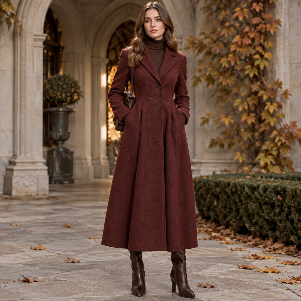 A Female Dress design, suitable for Fall. IQ fashion aesthetics. Current season is Autumn in IQ. Present it as professional fashion catalogue photography: the garment is the subject, shown full-length with editorial styling, neutral posing and tasteful, non-suggestive framing.
photorealistic fashion design, A Female Dress design, suitable for Fall. IQ fashion aesthetics. Current season is Autumn in IQ. Present it as professional fashion catalogue photography: the garment is the subject, shown full-length with editorial styling, neutral posing and tasteful, non-suggestive framing., just the design no text