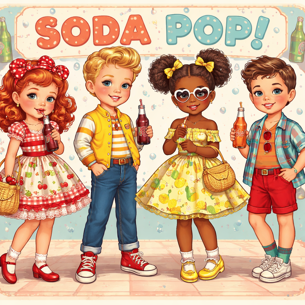 Soda pop kids
Soda pop kids
, vintage style