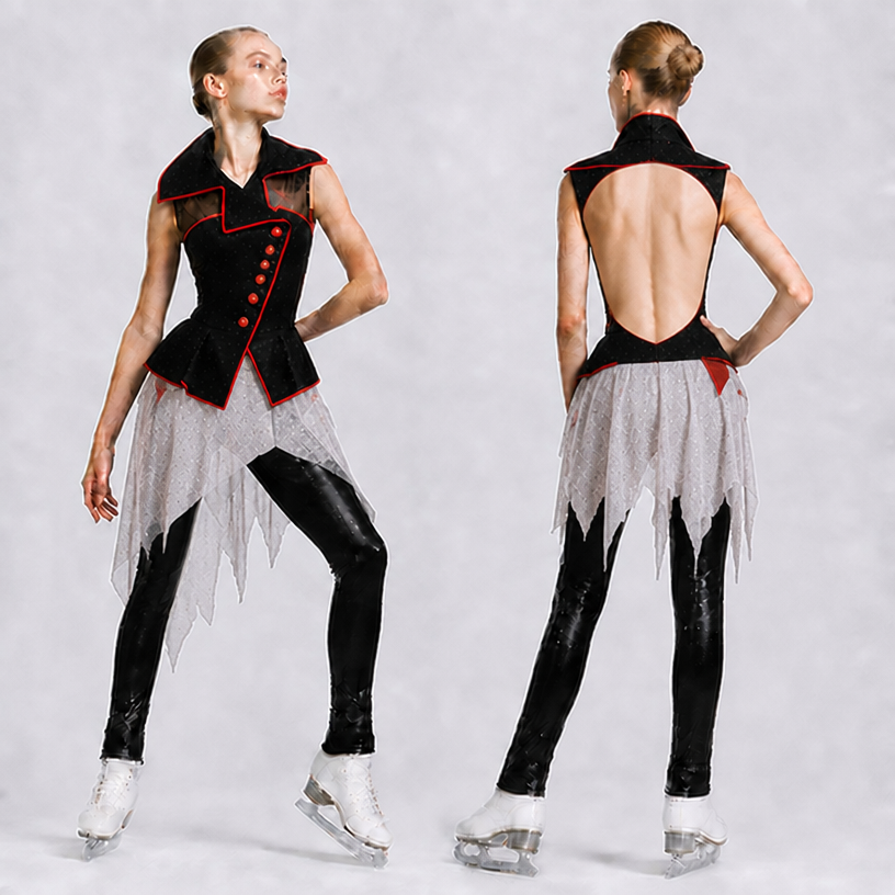 Вернуть открытую спинку, цвет юбки светлее
edit the attached fashion design with these instructions: Вернуть открытую спинку, цвет юбки светлее. keep it photorealistic, just the design no text