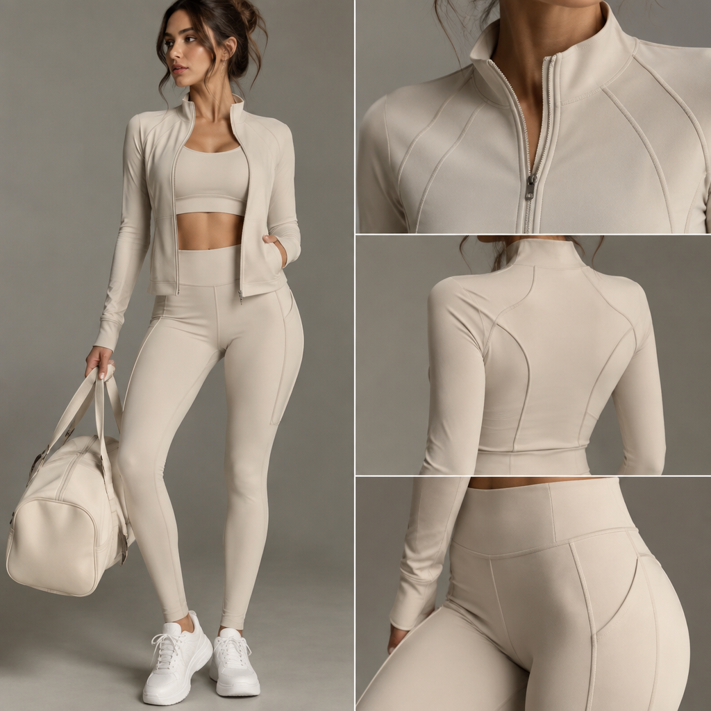 Chic,classy ,pretty
photorealistic fashion design, Chic,classy ,pretty, workout style, just the design no text