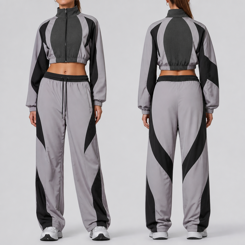 ЖЖ
photorealistic fashion design, ЖЖ, sporty style, just the design no text, show front and back