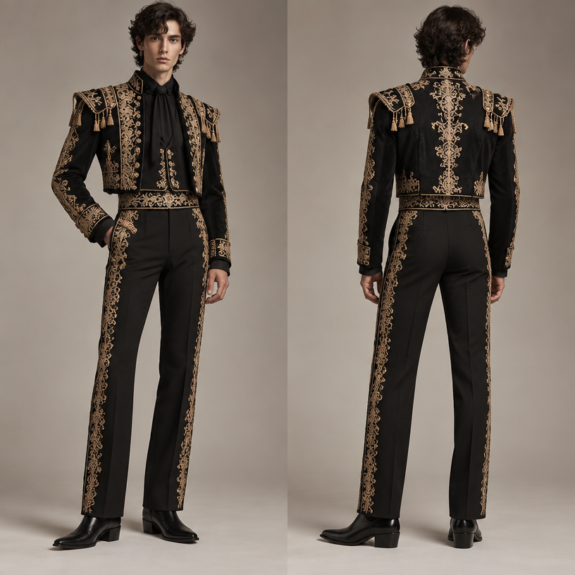 Make it less daring and more manly
edit the attached fashion design with these instructions: Make it less daring and more manly. keep it photorealistic, just the design no text