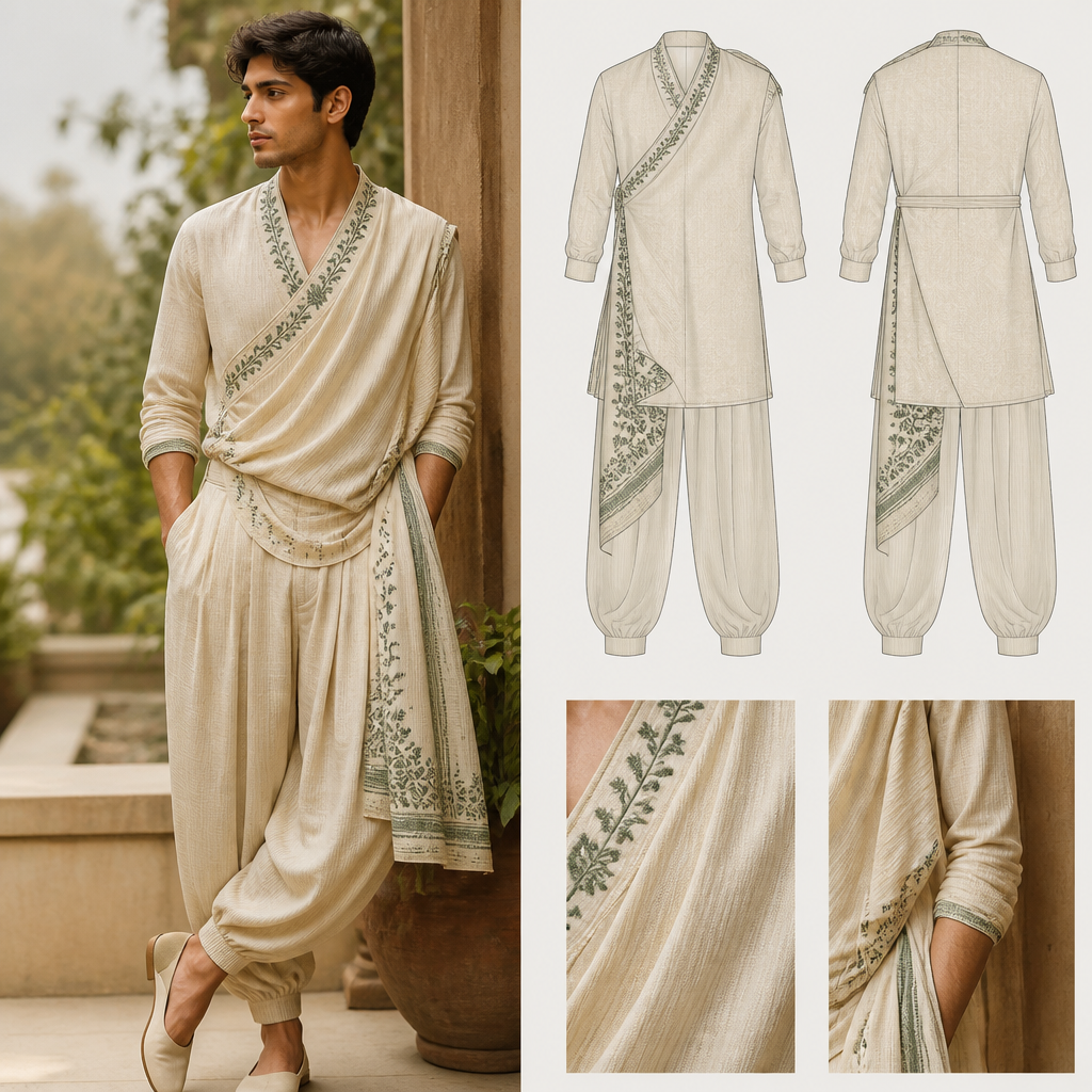 photorealistic fashion design, photorealistic fashion design, A Male Dress design, made of Wool, for Date Night, suitable for Summer, in Athleisure + Cottagecore + Indian style, athleisure style, just the design no text. Refinement: Gautama, just the design no text. Refinement: pricess beautiful
photorealistic fashion design, photorealistic fashion design, photorealistic fashion design, A Male Dress design, made of Wool, for Date Night, suitable for Summer, in Athleisure + Cottagecore + Indian style, athleisure style, just the design no text. Refinement: Gautama, just the design no text. Refinement: pricess beautiful, just the design no text