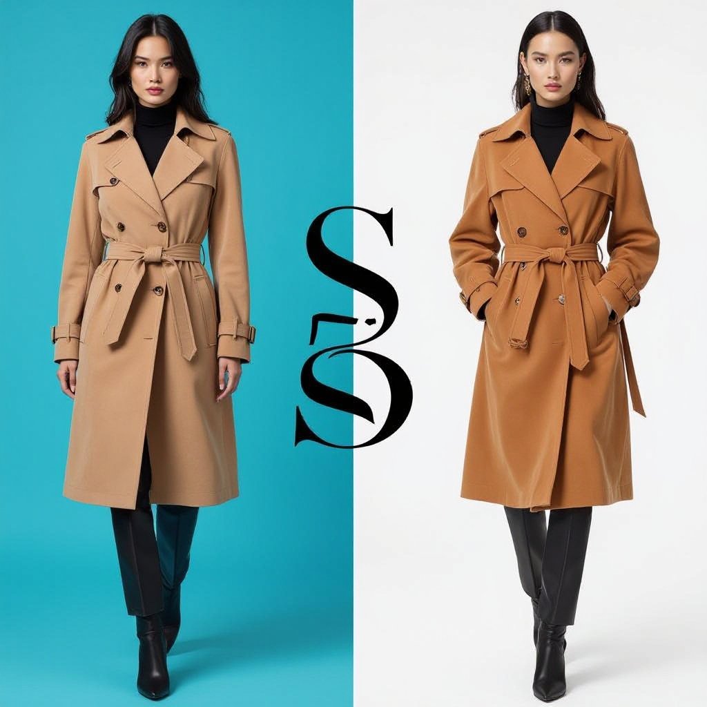 ترنچ کت جیر ترند ۲۰۲۵ رو طراحی کن
Design a trendy 2025 suede trench coat.