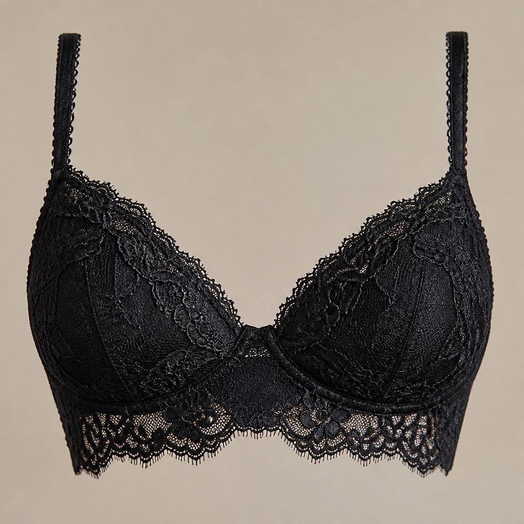 A Female Swimwear design, suitable for Summer, in Elegant style. a black lace bra.. IR fashion aesthetics. Design with modest coverage.
photorealistic fashion design, A Female Swimwear design, suitable for Summer, in Elegant style. a black lace bra.. IR fashion aesthetics. Design with modest coverage., elegant style, just the design no text