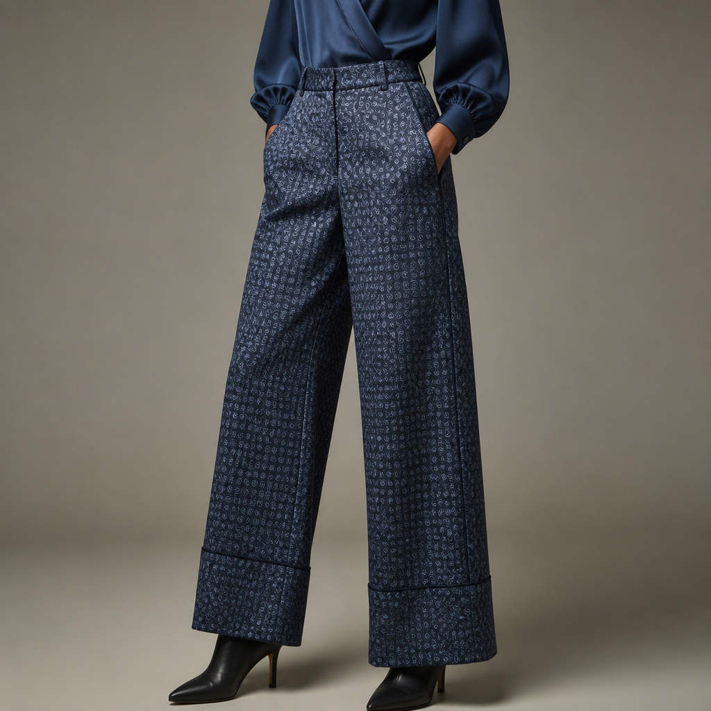 A Female Pants design, suitable for Winter. Consider South African fashion — diverse multicultural styles, Shweshwe prints, modern Afro-chic. Current season is Winter in South Africa.
photorealistic fashion design, A Female Pants design, suitable for Winter. Consider South African fashion — diverse multicultural styles, Shweshwe prints, modern Afro-chic. Current season is Winter in South Africa., just the design no text