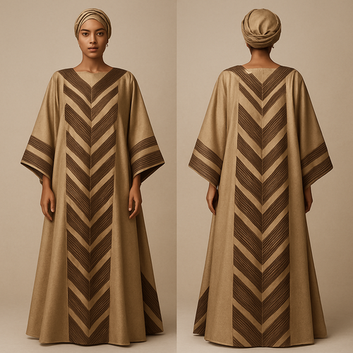 Create a shadda boubou for women that’s the first of its kind, unique, classy, and sophisticated in design. 
