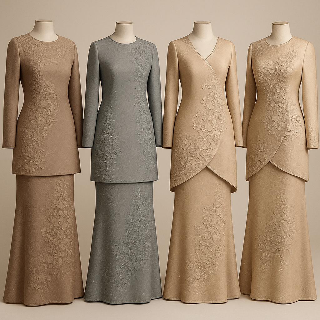 Create me modest two piece that's first in the world, using unique stone design, classy and sophisticated. Keep me 4 designs. Make them rich by adding minimal stone embroidery and stones designs. Showcasing different styles and fabric.
Create me modest two piece that's first in the world, using unique stone design, classy and sophisticated. Keep me 4 designs. Make them rich by adding minimal stone embroidery and stones designs. Showcasing different styles and fabric.