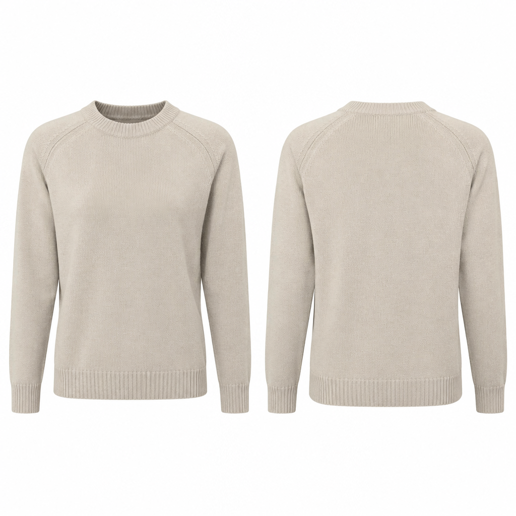 Basic
photorealistic fashion design, Basic
, knitwear style, just the design no text, show front and back