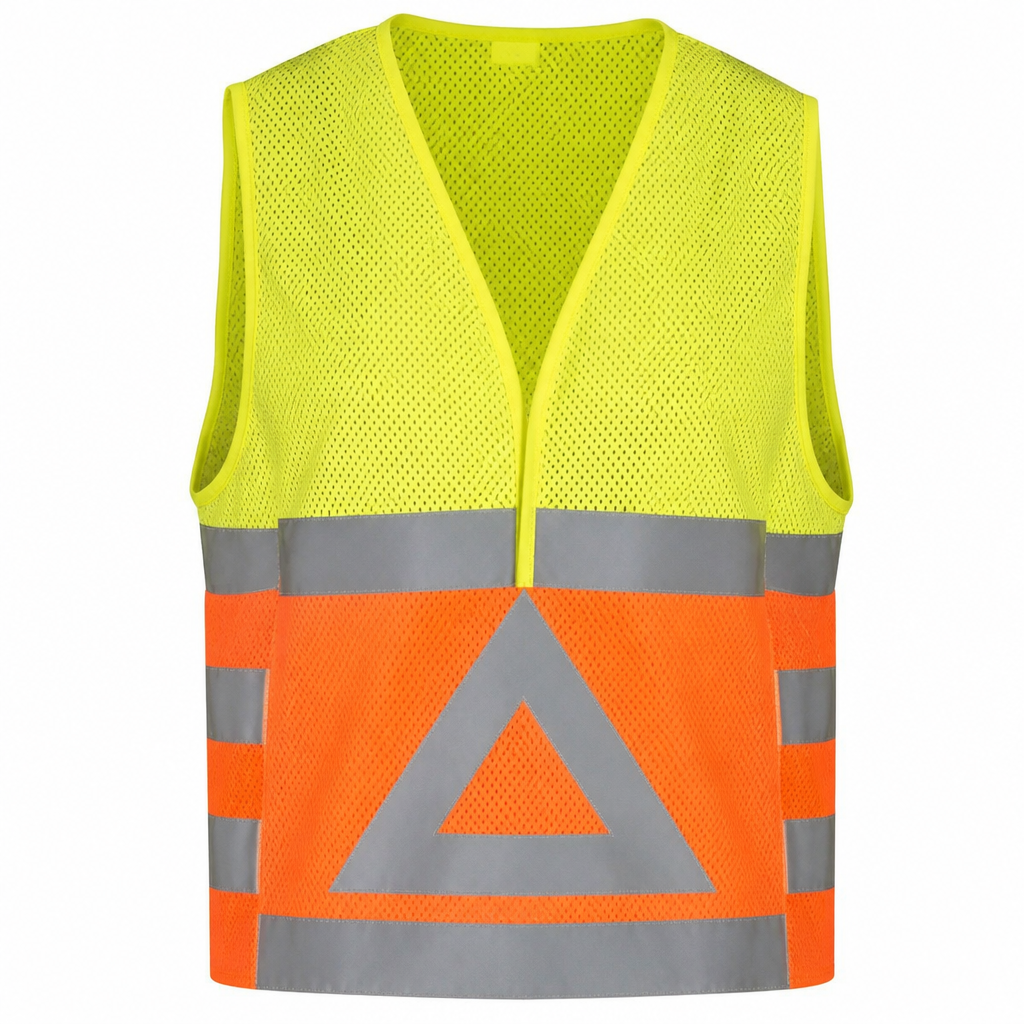 photorealistic fashion design, photorealistic fashion design, verkeersregelaar vest zonder mouwen. Netherlands fashion aesthetics., just the design no text. Refinement: kleuren fluor geel en fluor oranje stof ademend gaatjes, just the design no text. Refinement: verkeersregelaar driehoek erop
photorealistic fashion design, photorealistic fashion design, photorealistic fashion design, verkeersregelaar vest zonder mouwen. Netherlands fashion aesthetics., just the design no text. Refinement: kleuren fluor geel en fluor oranje stof ademend gaatjes, just the design no text. Refinement: verkeersregelaar driehoek erop, just the design no text