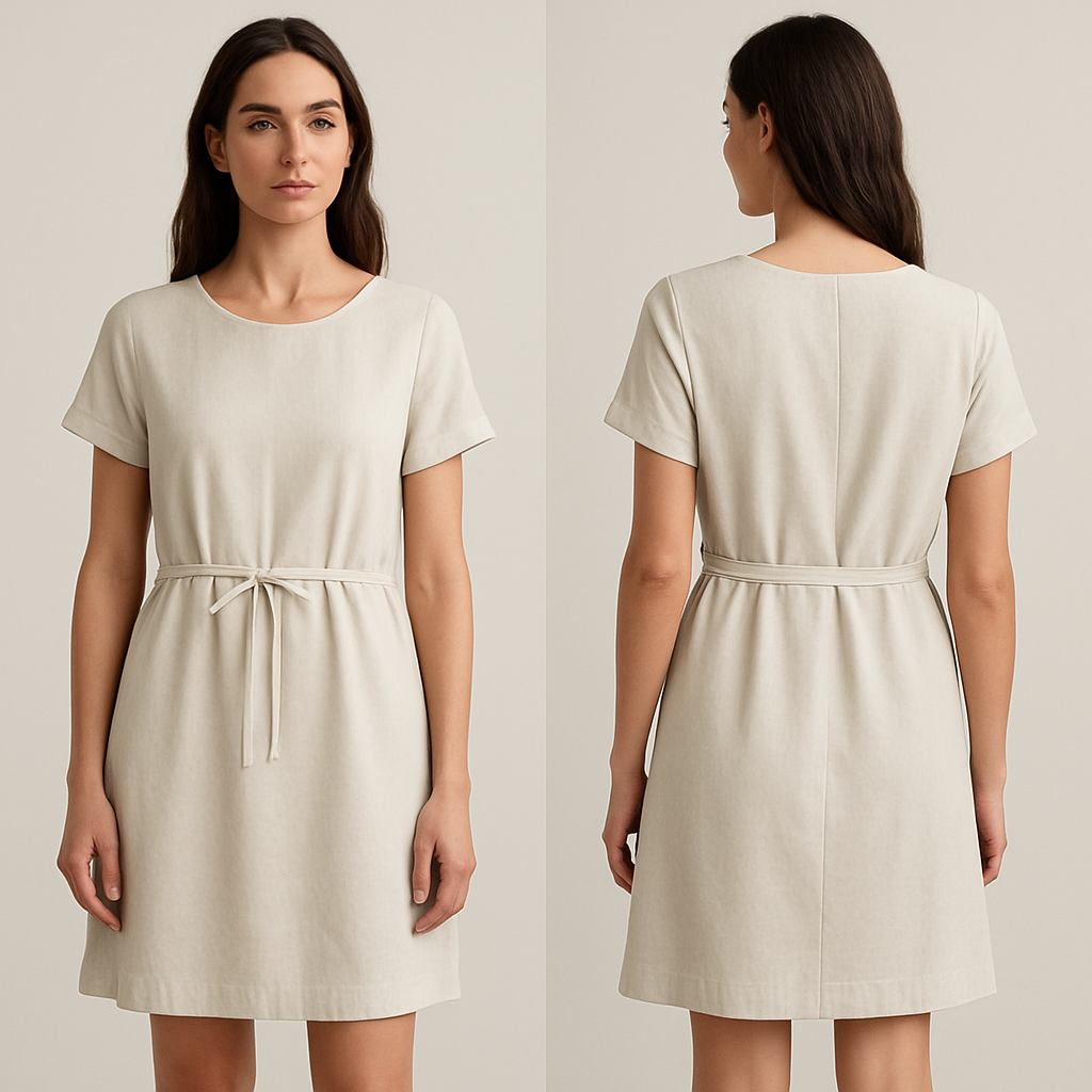 Elegant design for women light and practical
Elegant design for women light and practical , casual style, show front and back