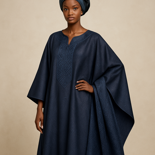 Create a shadda boubou for women that’s the first of its kind, unique, classy, and sophisticated in design. 