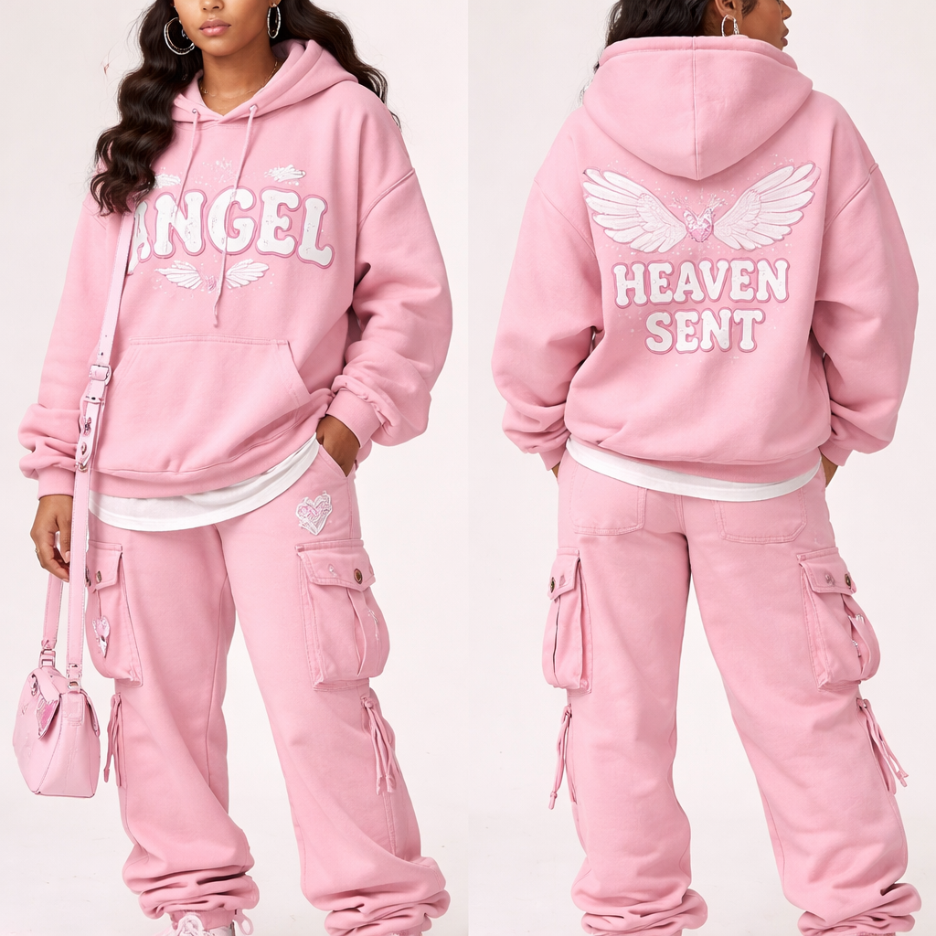 وردي
وردي
, streetwear style, show front and back