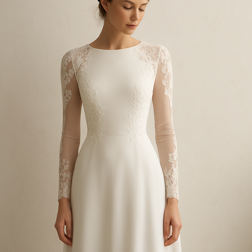 Wedding dress lace