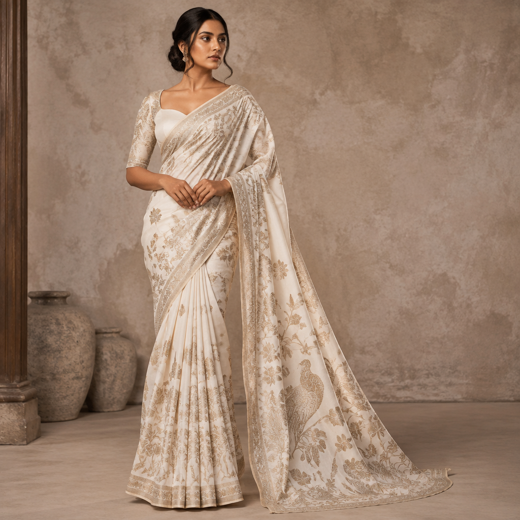 A Female Dress design, in Elegant style. Sri Lanka fashion aesthetics. Present it as professional fashion catalogue photography: the garment is the subject, shown full-length with editorial styling, neutral posing and tasteful, non-suggestive framing.
photorealistic fashion design, A Female Dress design, in Elegant style. Sri Lanka fashion aesthetics. Present it as professional fashion catalogue photography: the garment is the subject, shown full-length with editorial styling, neutral posing and tasteful, non-suggestive framing., elegant style, just the design no text