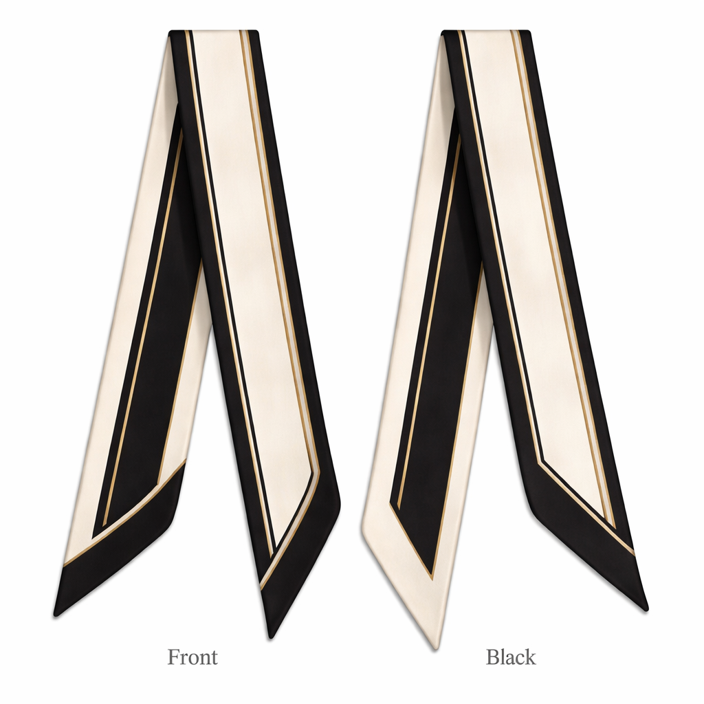 Design a silk scarf that is 5 x 86 cm with oblique edges. It will be wrapped around the handle of a handbag.
This needs to be a simple and tailored longitudinal pattern. It needs to be very simple but iconic
Design a silk scarf that is 5 x 86 cm with oblique edges. It will be wrapped around the handle of a handbag.
This needs to be a simple and tailored longitudinal pattern. It needs to be very simple but iconic, classic style, show front and back