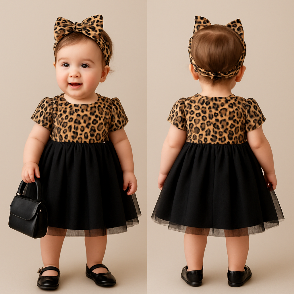 一歳の女の子着用画
ヒョウ柄ベースと黒のラブリーなドレス
黒いパンプス
頭にヒョウ柄のアクセサリー
黒いレザーの小さなバック
一歳の女の子着用画
ヒョウ柄ベースと黒のラブリーなドレス
黒いパンプス
頭にヒョウ柄のアクセサリー
黒いレザーの小さなバック, show front and back