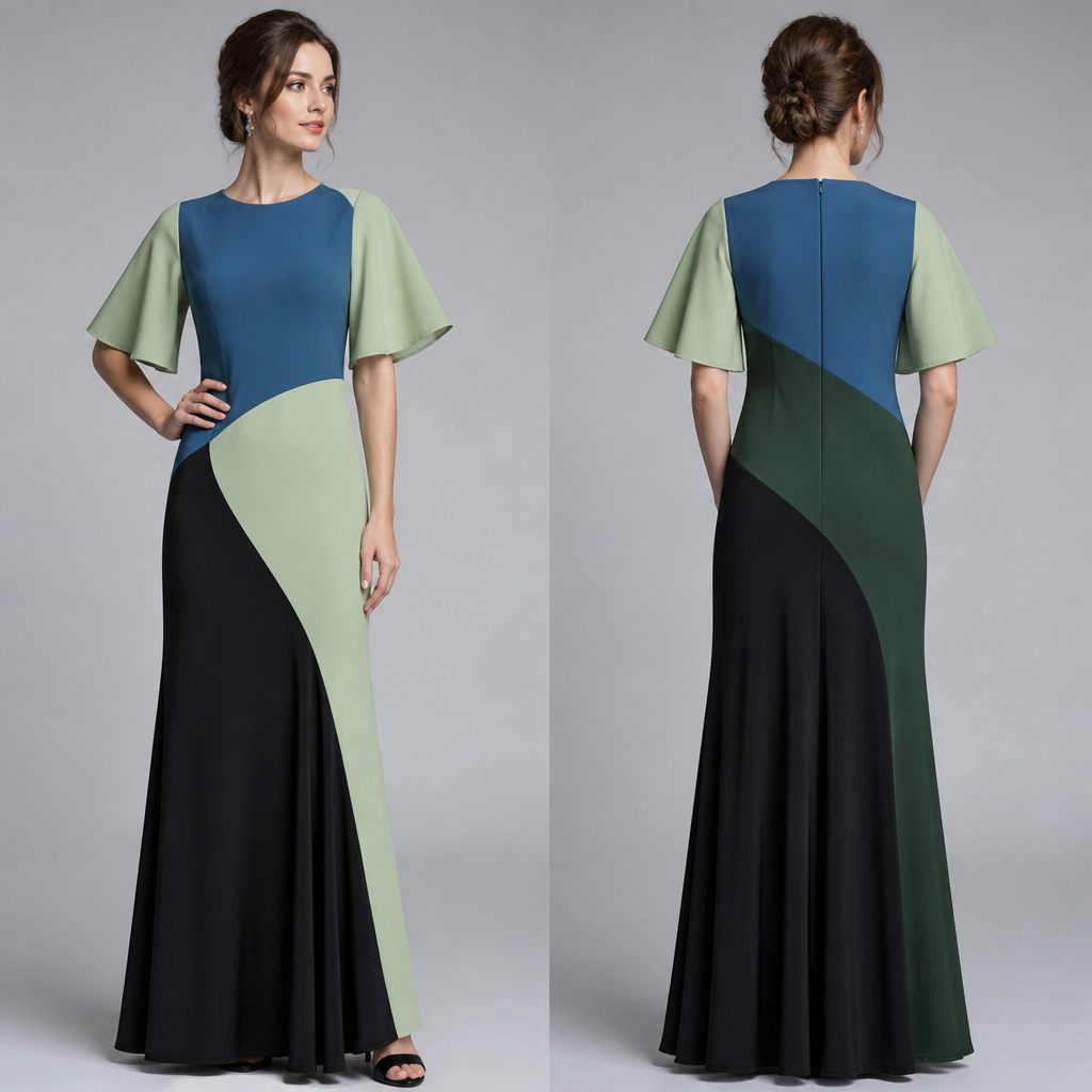 Want baby blue dark, green light, green and black?
photorealistic fashion design, Want baby blue dark, green light, green and black?
, scene style, just the design no text, show front and back