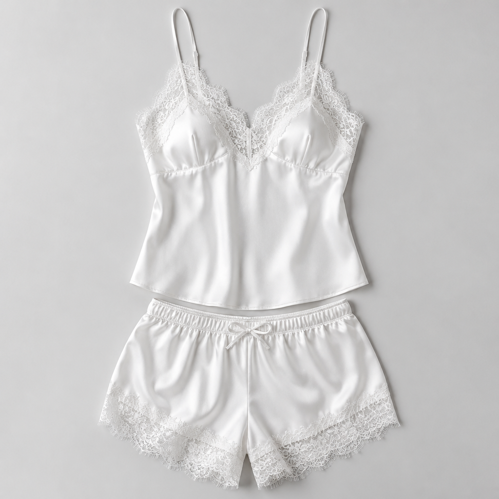 white, close
photorealistic fashion design, white, close , sleepwear style, just the design no text