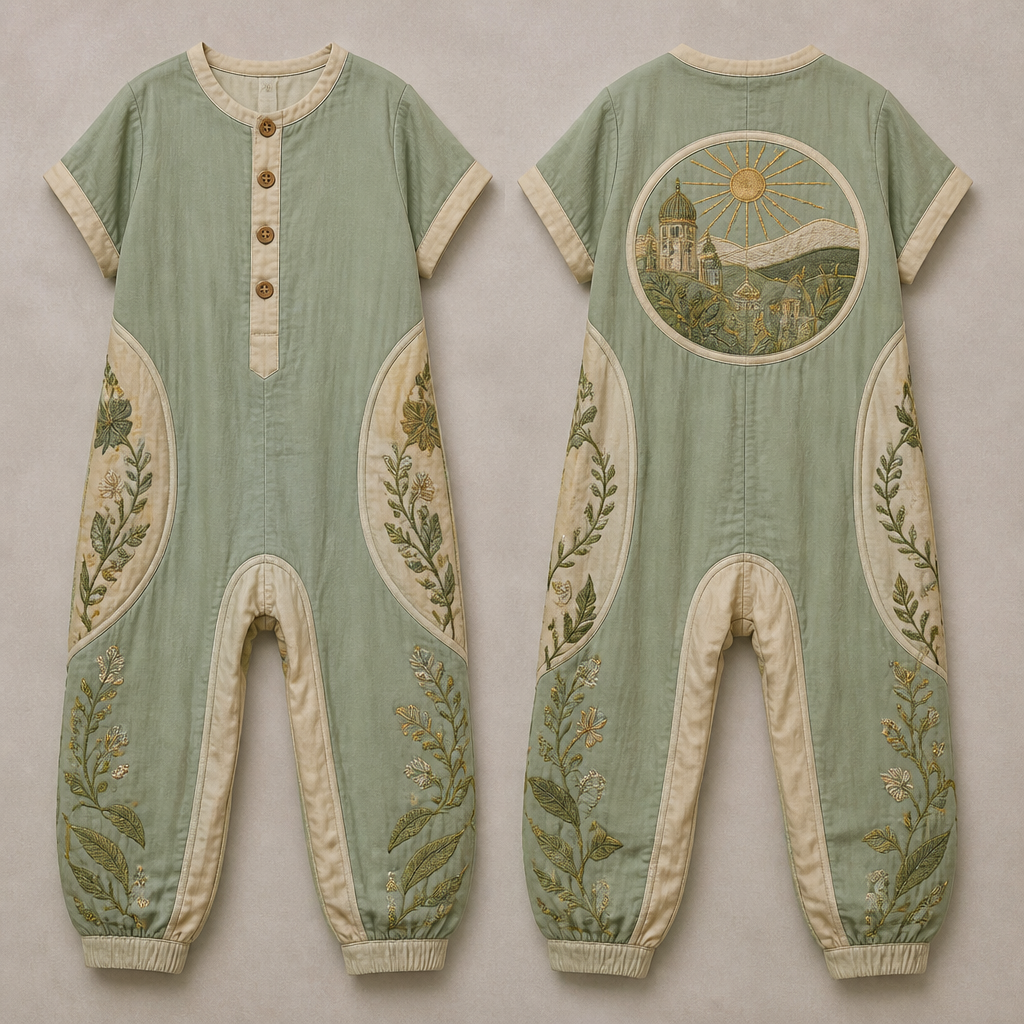 Solarpunk, kids male sleep
photorealistic fashion design, Solarpunk, kids male sleep , bohemian style, just the design no text, show front and back