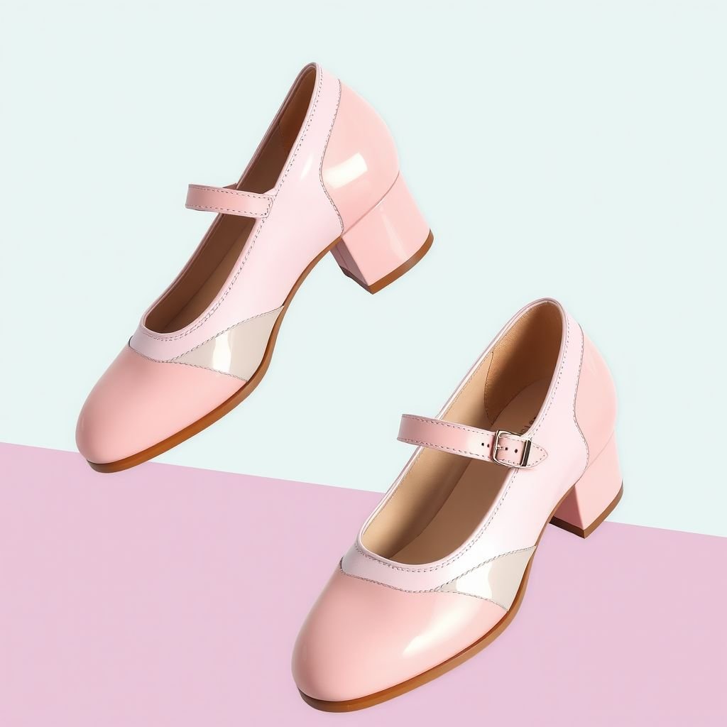 Women’s Classic baby pink Versatile Hook And Loop Mary Jane Shoes For Women, Casual Round Toe Flat Leather Shoes, Spring 2025 New Arrival. .These shiny baby pink Color-Block Design. They Are Suitable For All-Season Wear, Embody Street Rock Aestheticsz. This Style Reflects Y2K Streetwear , Women’s. Put “DV” in inside or on bottom of shoe and show it all angles.
Design an exquisite pair of women's classic Mary Jane shoes in a soft baby pink hue, featuring a glossy color-block style. These versatile shoes showcase a round toe and luxurious leather, perfect for any season. Incorporate "DV" discreetly on the sole, and showcase their chic elegance from multiple angles, embodying timeless sophistication.