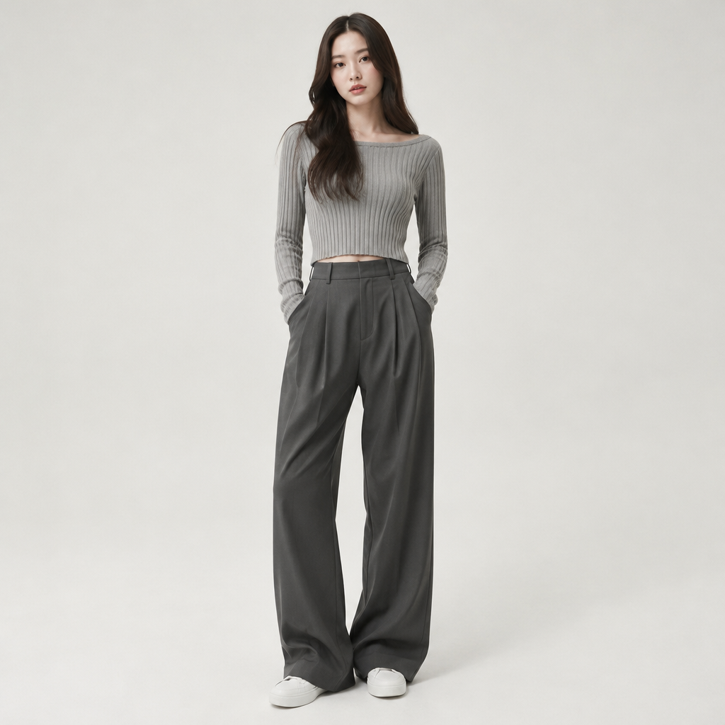 in Minimalist style. South Korea fashion aesthetics. Present it as professional fashion catalogue photography: the garment is the subject, shown full-length with editorial styling, neutral posing and tasteful, non-suggestive framing.
photorealistic fashion design, in Minimalist style. South Korea fashion aesthetics. Present it as professional fashion catalogue photography: the garment is the subject, shown full-length with editorial styling, neutral posing and tasteful, non-suggestive framing., minimalist style, just the design no text