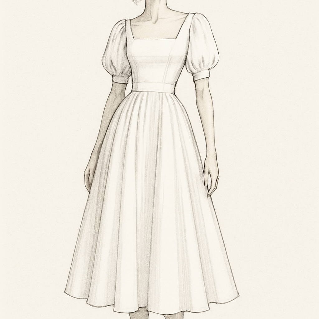 A white dress
A white dress