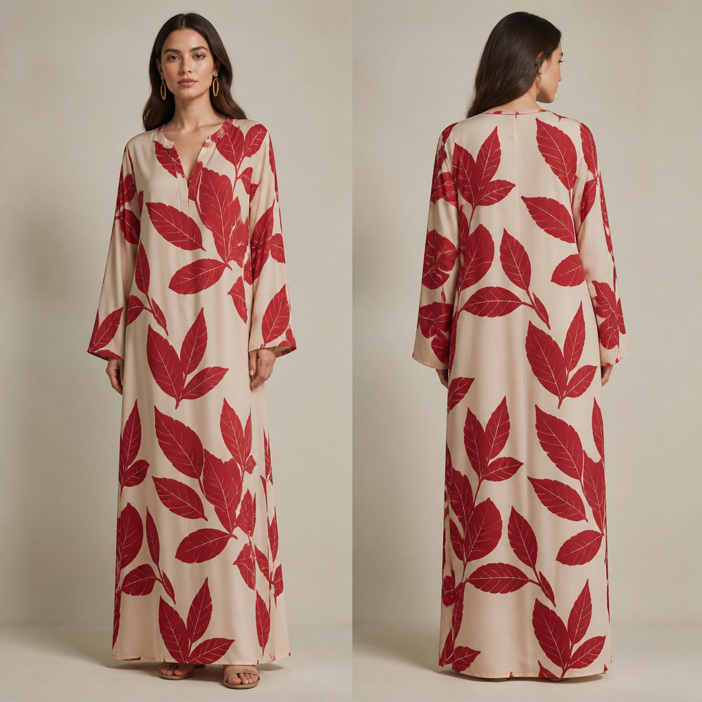 اريد دشداشه دشداشه فيها ورقه شجره لون احمر Present it as professional fashion catalogue photography: the garment is the subject, shown full-length with editorial styling, neutral posing and tasteful, non-suggestive framing.
photorealistic fashion design, اريد دشداشه دشداشه فيها ورقه شجره لون احمر Present it as professional fashion catalogue photography: the garment is the subject, shown full-length with editorial styling, neutral posing and tasteful, non-suggestive framing., just the design no text, show front and back