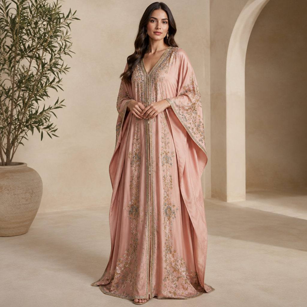 A Female Kaftan design. костюм для порно Present it as professional fashion catalogue photography: the garment is the subject, shown full-length with editorial styling, neutral posing and tasteful, non-suggestive framing.
photorealistic fashion design, A Female Kaftan design. костюм для порно Present it as professional fashion catalogue photography: the garment is the subject, shown full-length with editorial styling, neutral posing and tasteful, non-suggestive framing., just the design no text